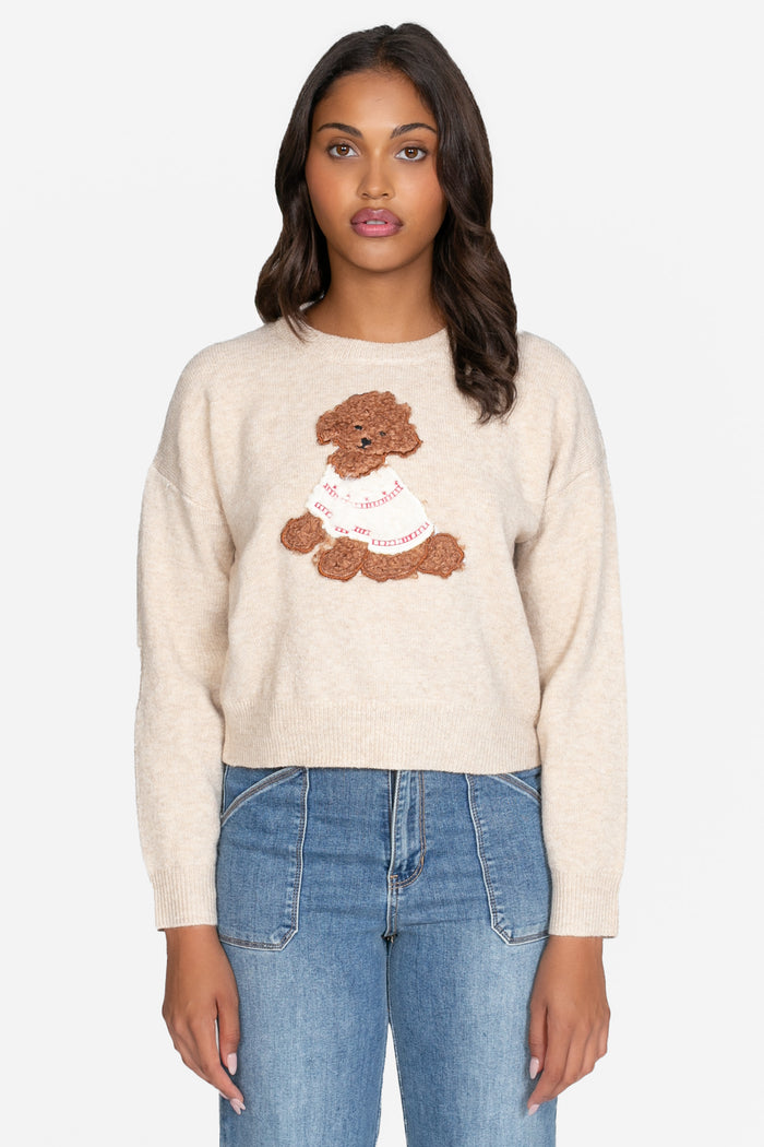 Lila Poodle Sweater