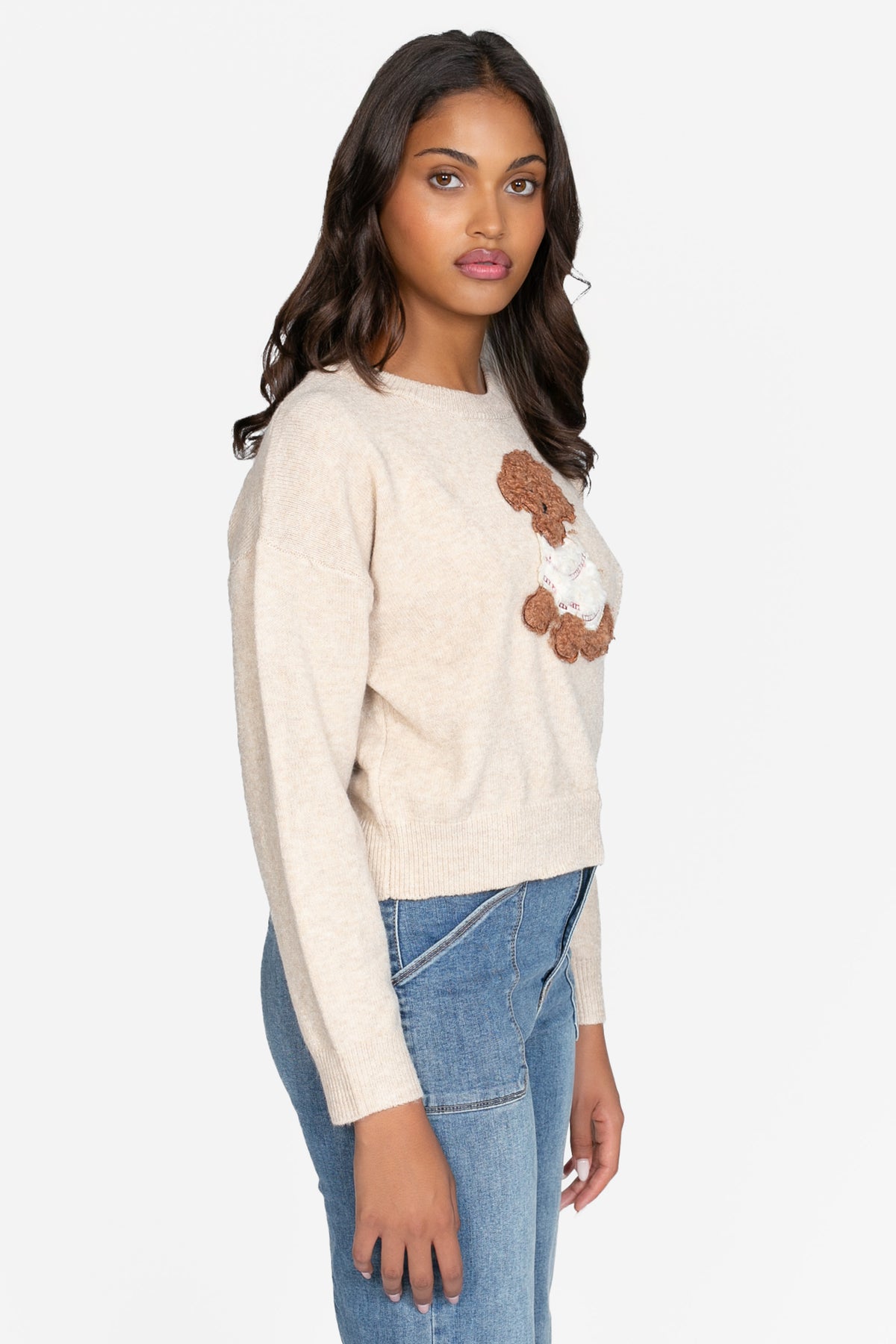 Lila Poodle Sweater