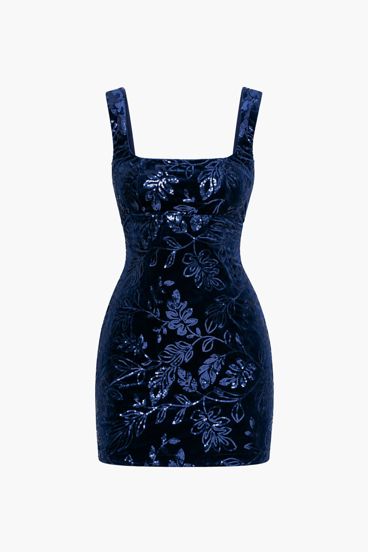 Carly Floral Sequin Embellished Mini Dress