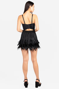 Like A Feather Mini Skirt