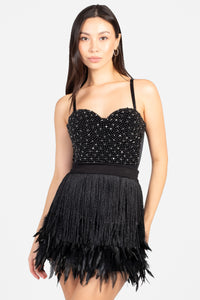 Like A Feather Mini Skirt