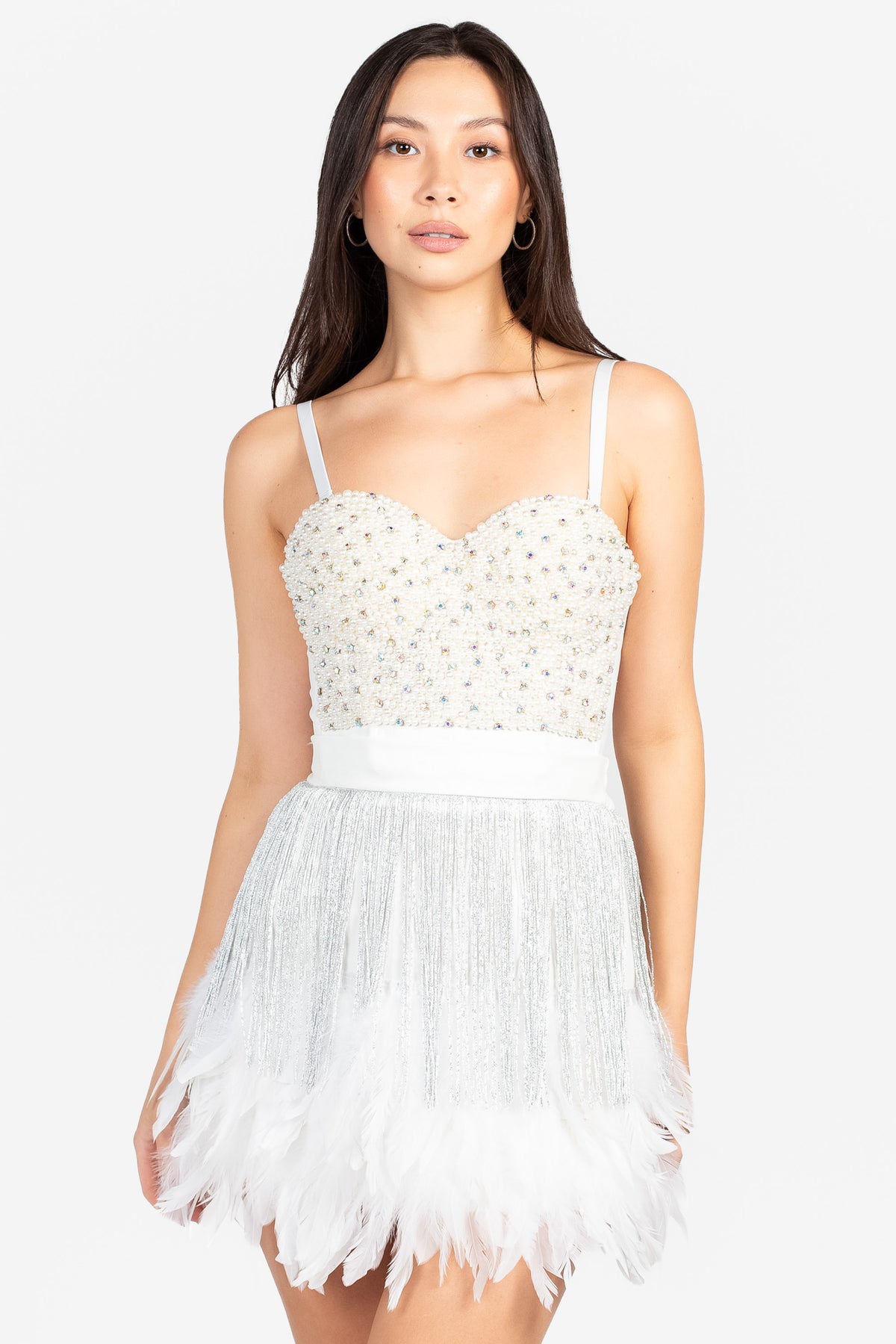 Like A Feather Mini Skirt