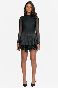 Like A Feather Mini Skirt