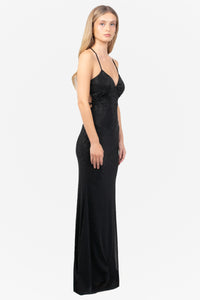 Safiya Rhinestone Embellished Maxi Dress