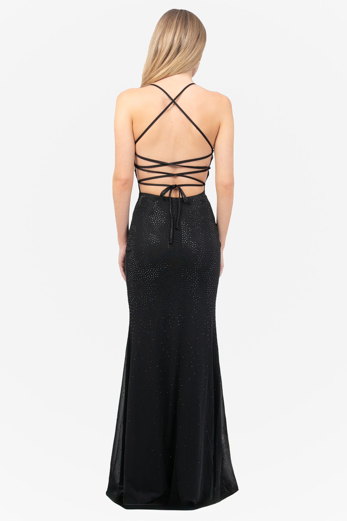 Safiya Rhinestone Embellished Maxi Dress