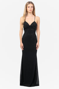 Safiya Rhinestone Embellished Maxi Dress