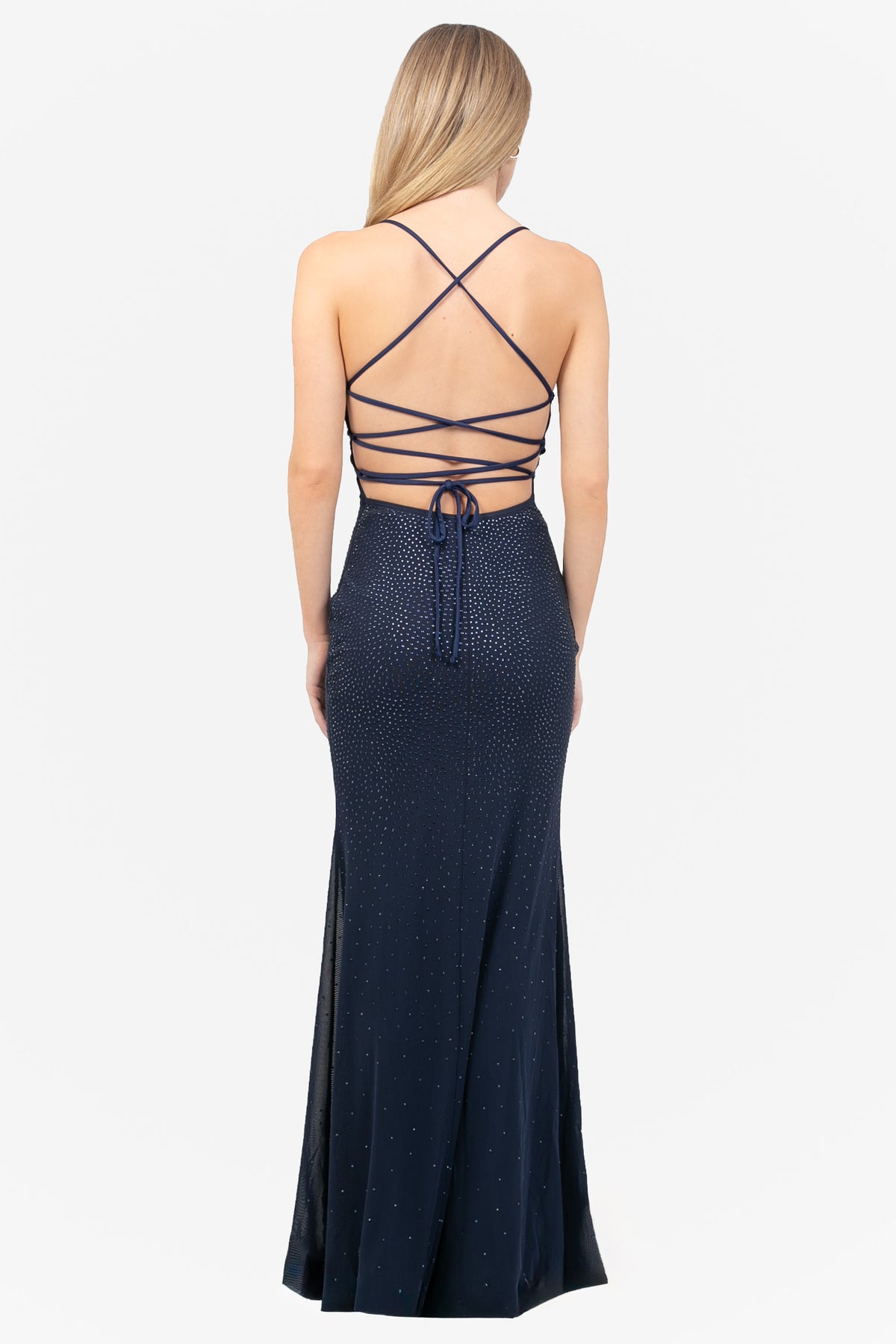 Safiya Rhinestone Embellished Maxi Dress