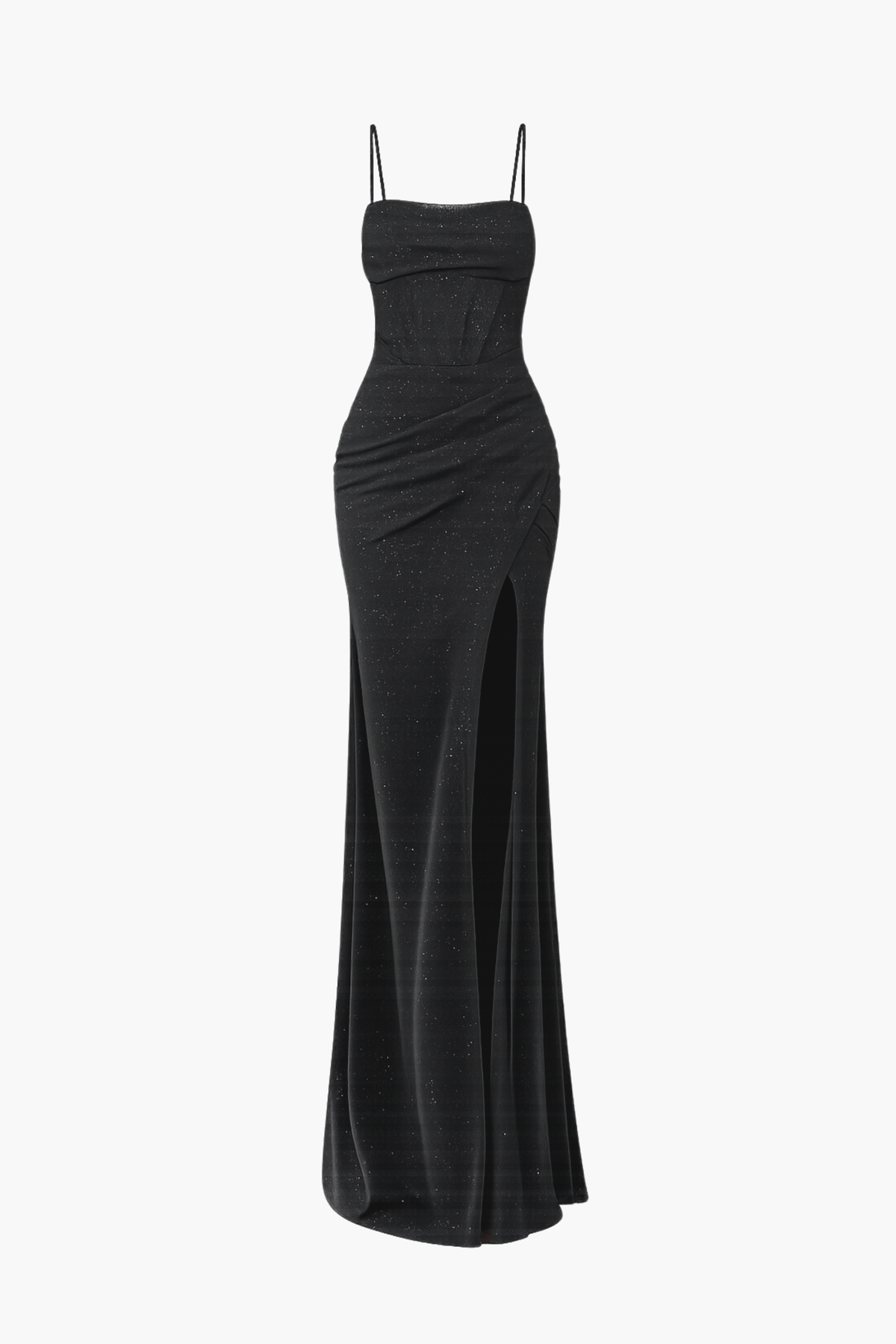 Verona Corset Glitter Maxi Dress - honey