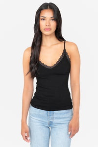 C'est Moi Bamboo Ribbed Tank Top