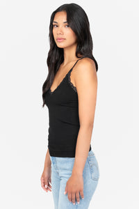 C'est Moi Bamboo Ribbed Tank Top