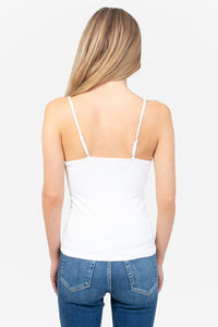 C'est Moi Bamboo Ribbed Tank Top