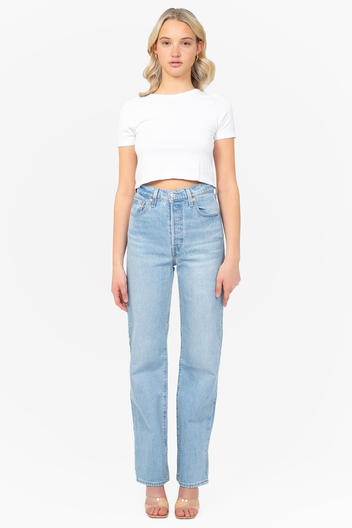 C'est Moi Bamboo Short Sleeve Crop Top