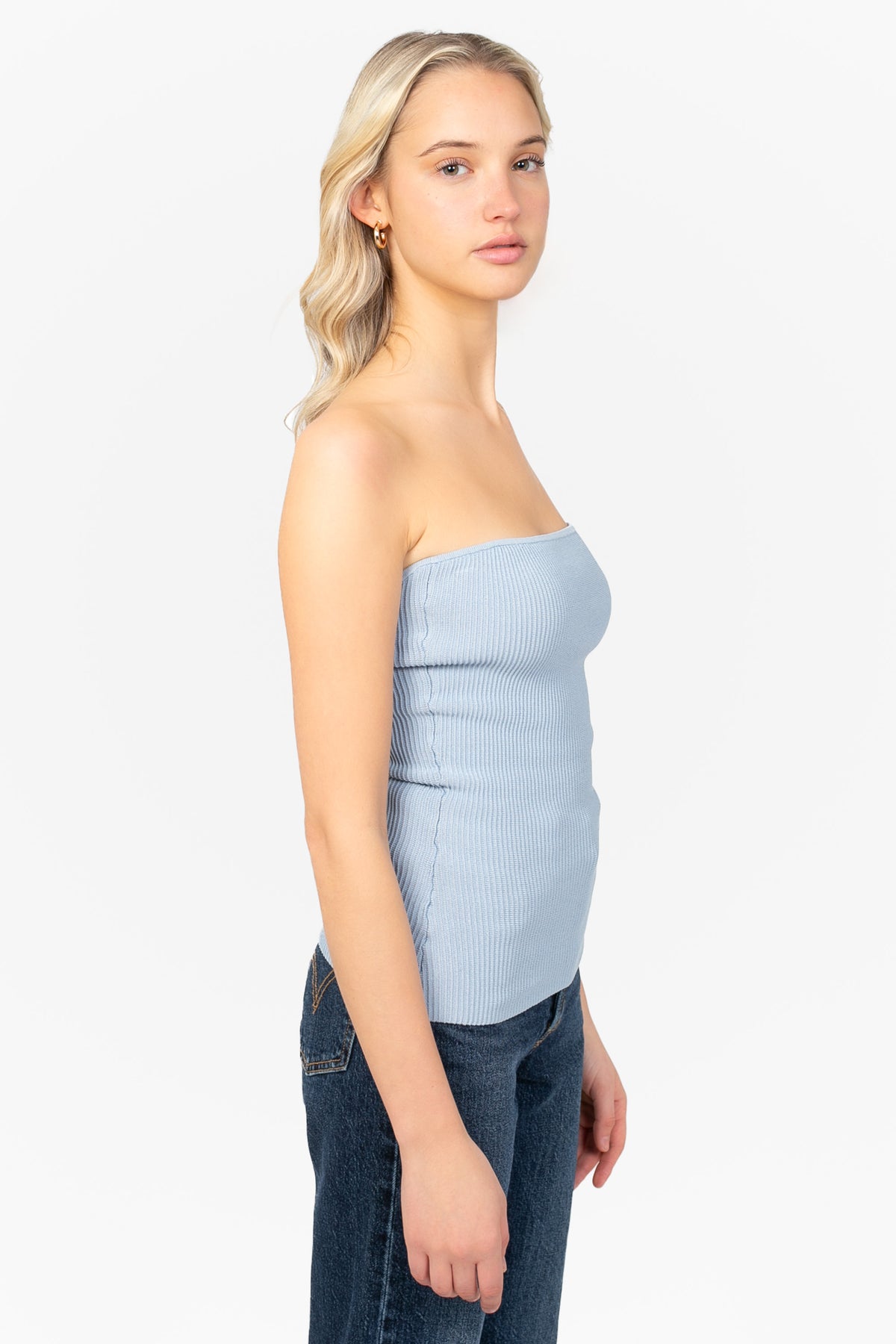 C'est Moi Ribbed Tube Top