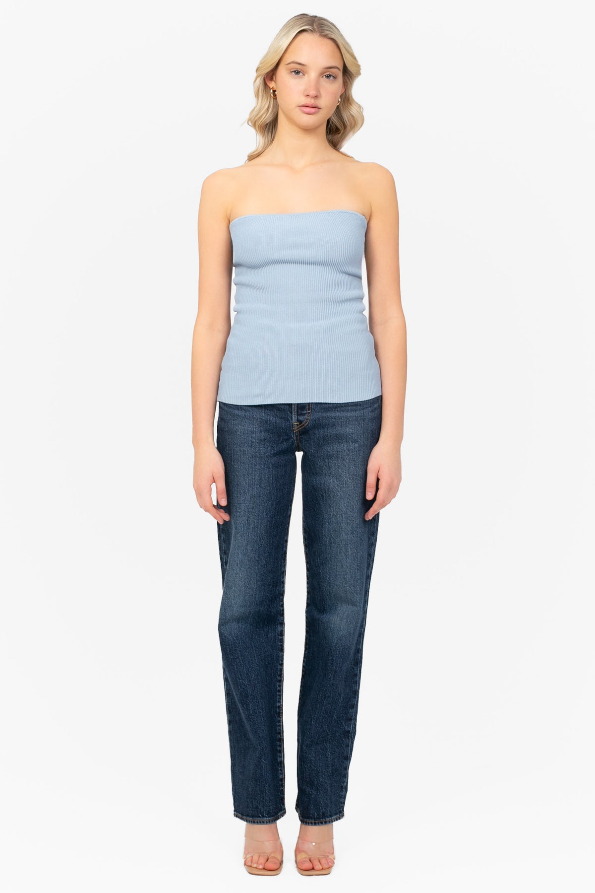 C'est Moi Ribbed Tube Top