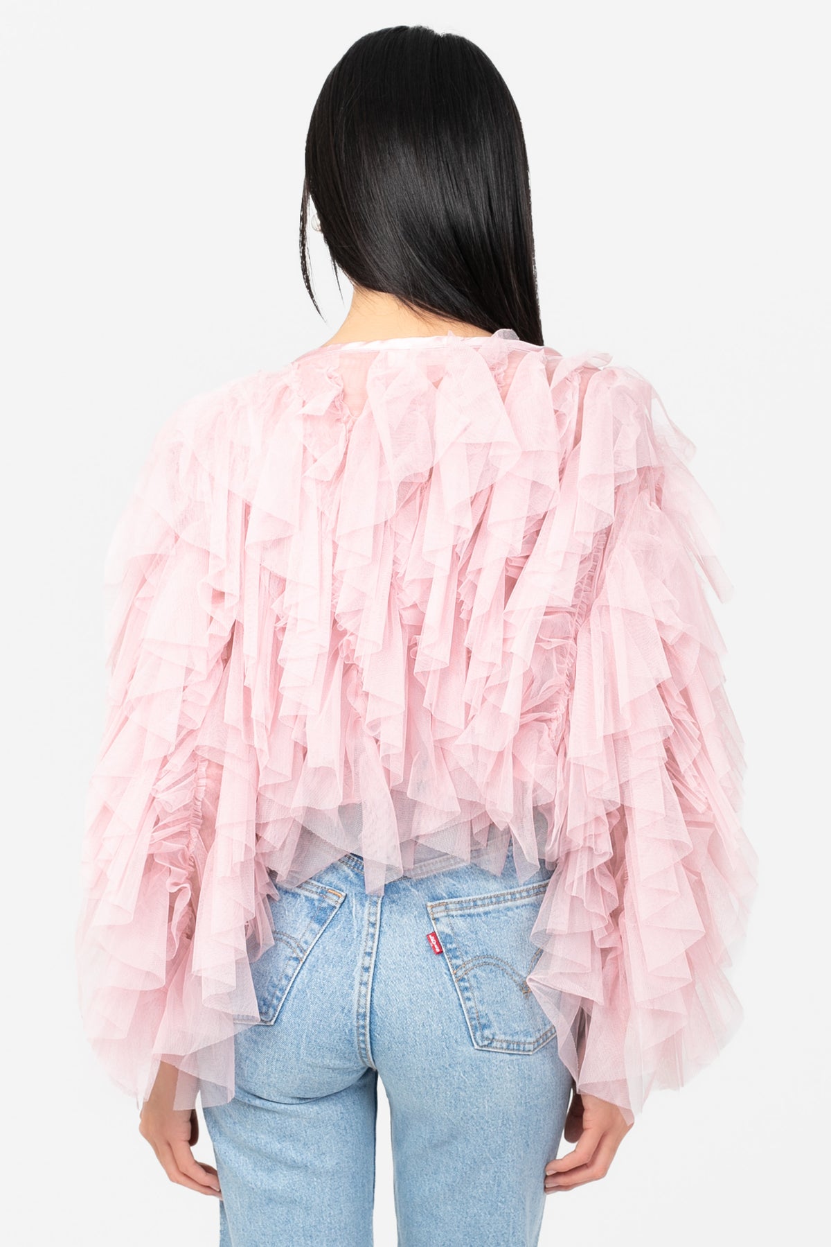 Jackie Ruffle Jacket - honey