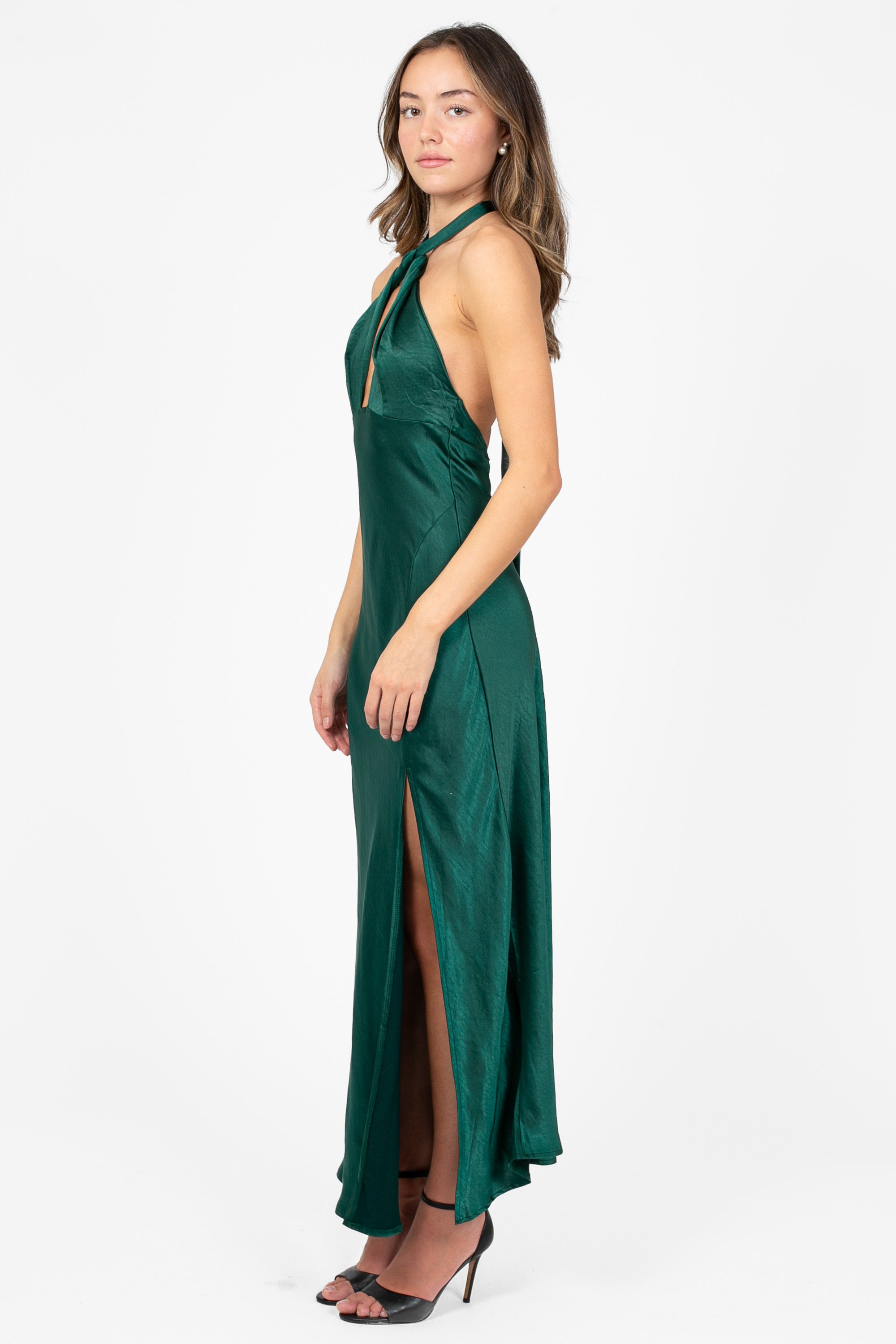 Sareen Satin Midi Dress