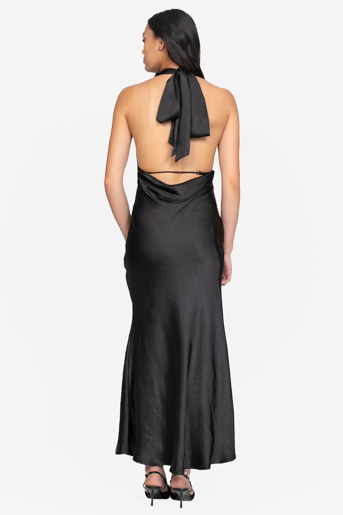 Serenity Halter Neck Maxi Dress