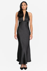 Serenity Halter Neck Maxi Dress