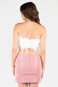 Talia Rhinestone Mini Skirt