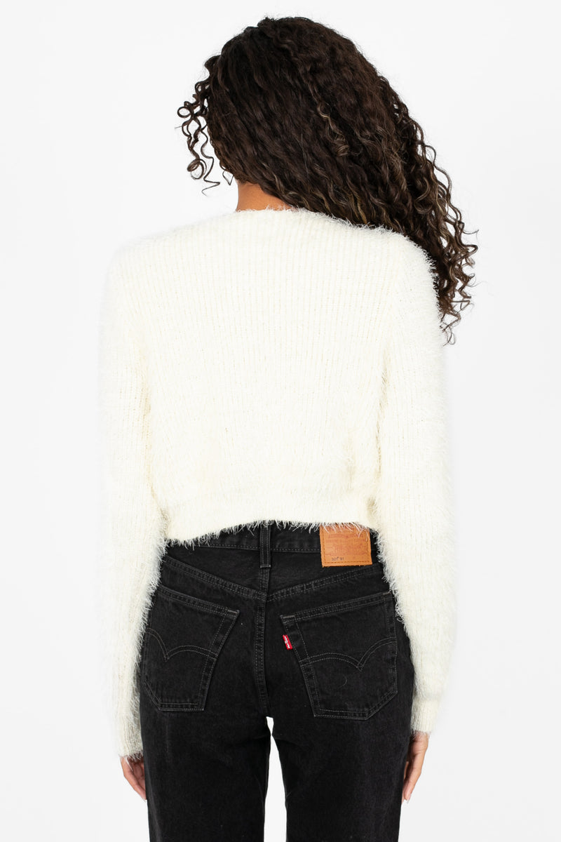 Anora Bow Cardigan - honey