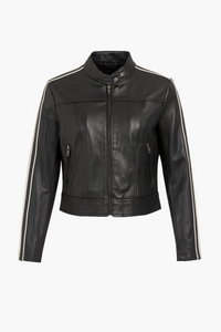 The Rebel Racer Moto Jacket - honey