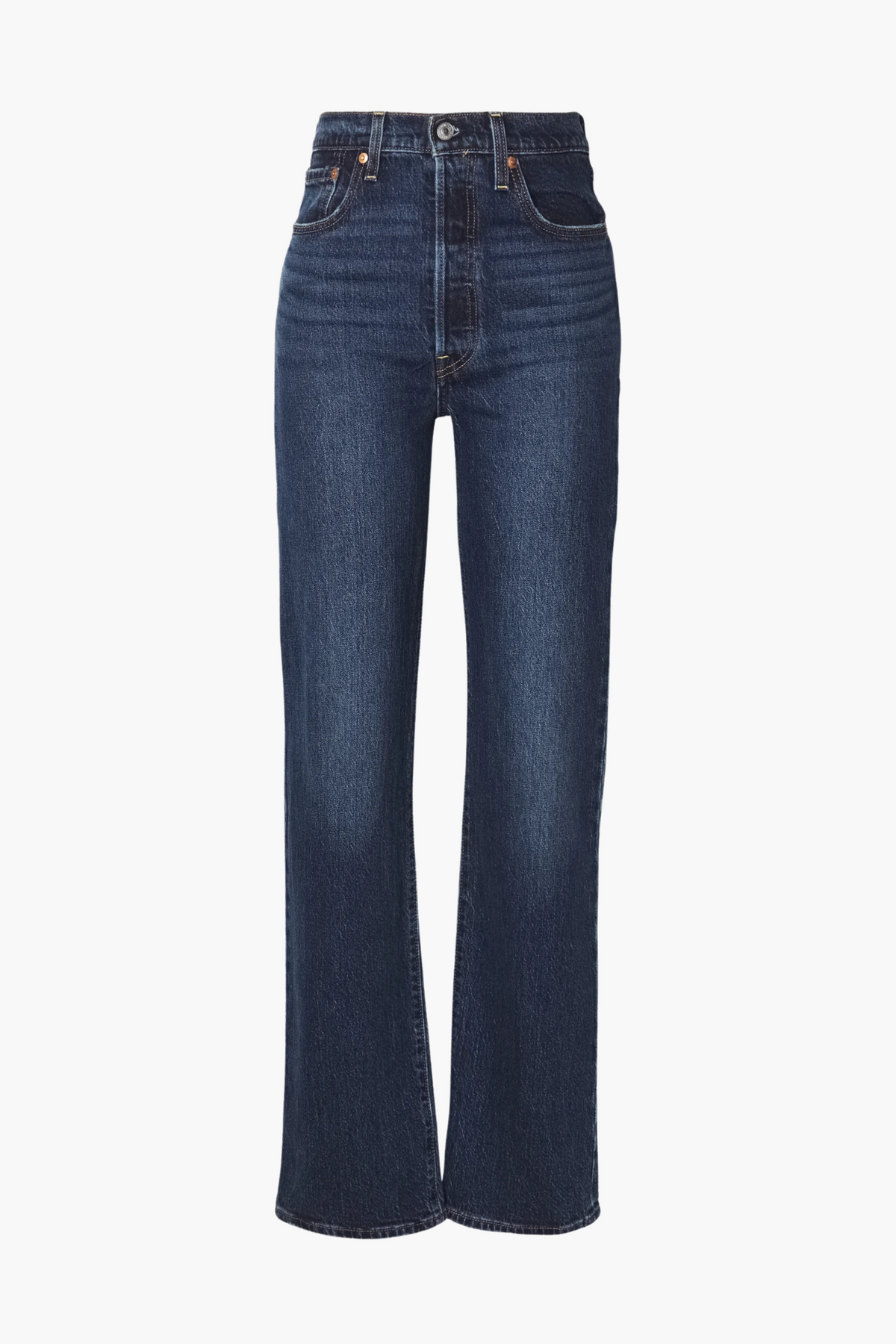 Levi's® Ribcage Straight Full Length Jeans - honey