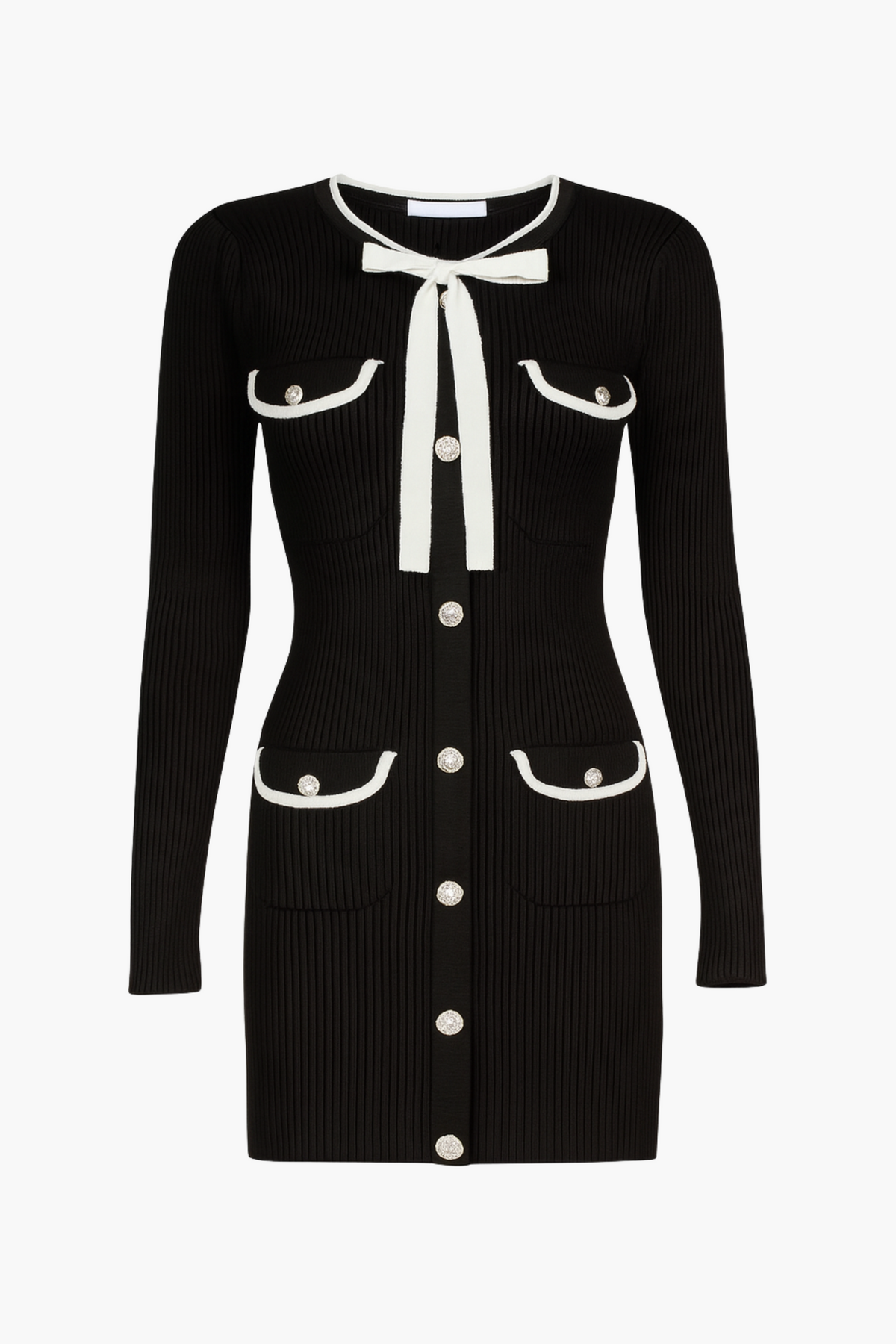 Cordelia Button Up Midi Sweater Dress - honey