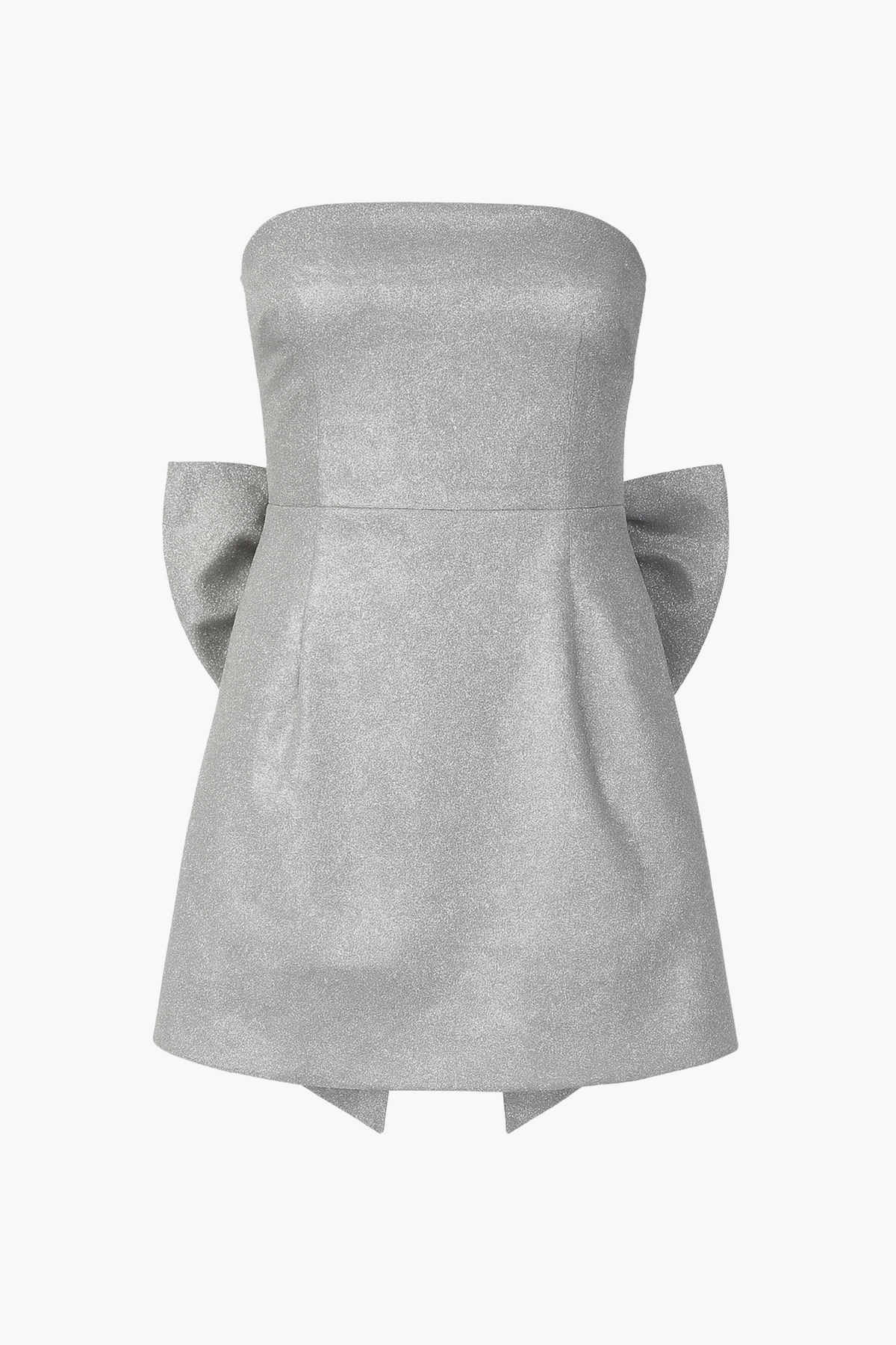 Estrella Sparkly Bow Mini Dress - honey