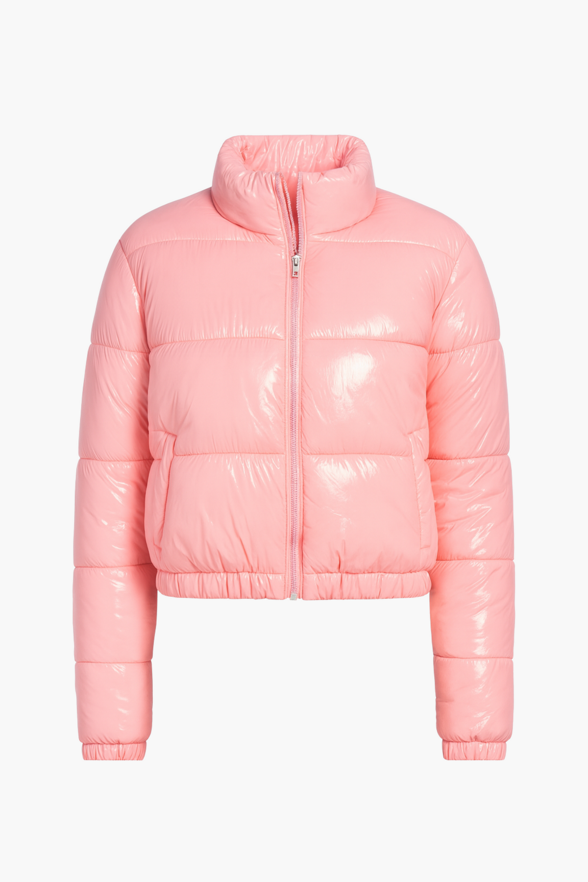 Lena Shiny Puffer Jacket - honey
