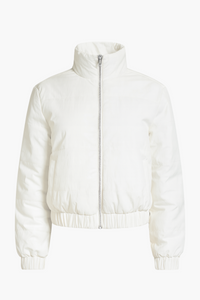 Alissa Glossy Puffer Jacket - honey