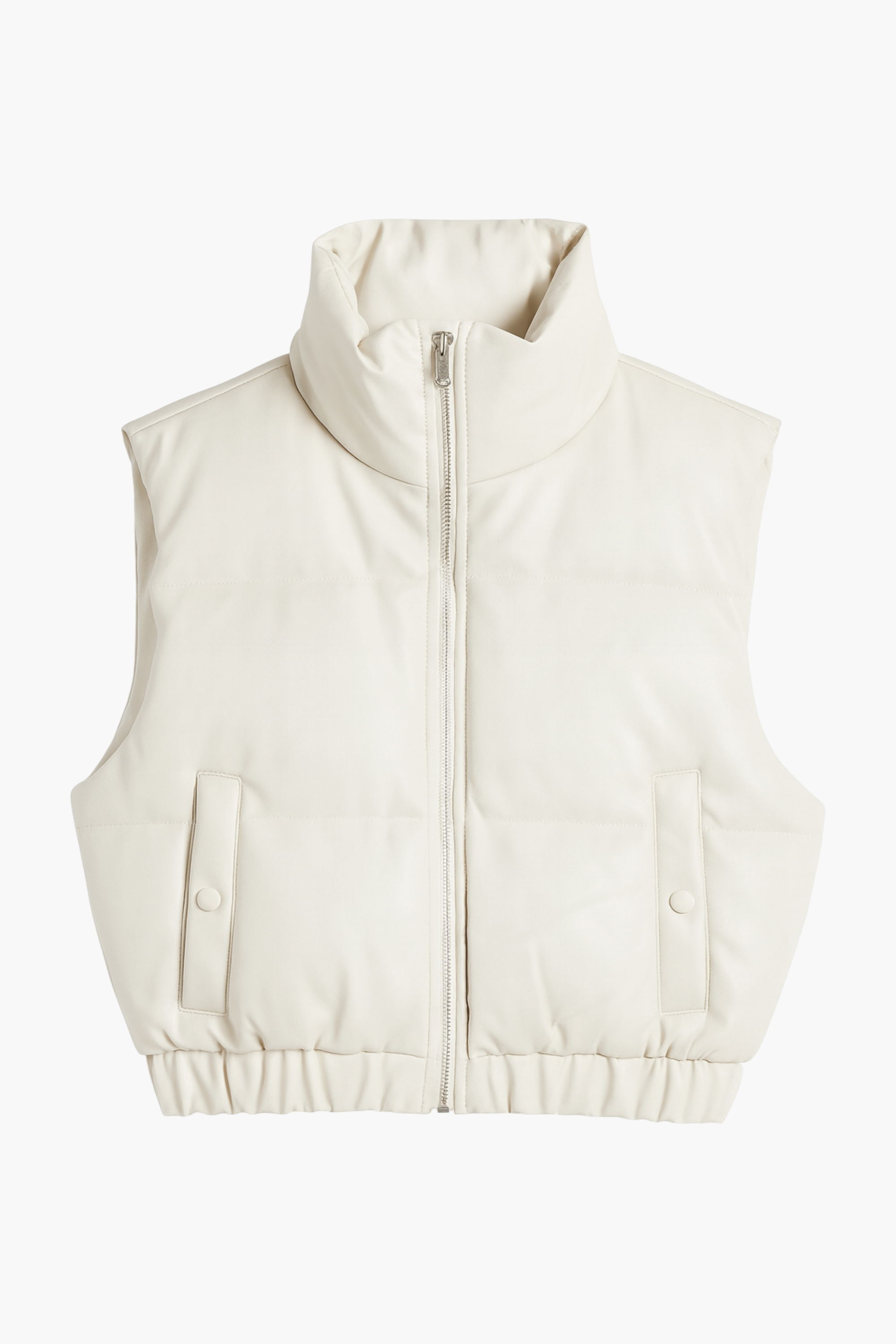 Francesca Vegan Leather Puffer Vest
