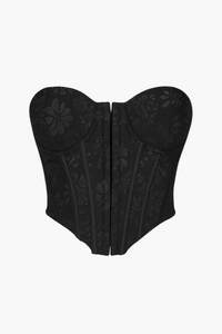 Verity Jacquard Corset - honey