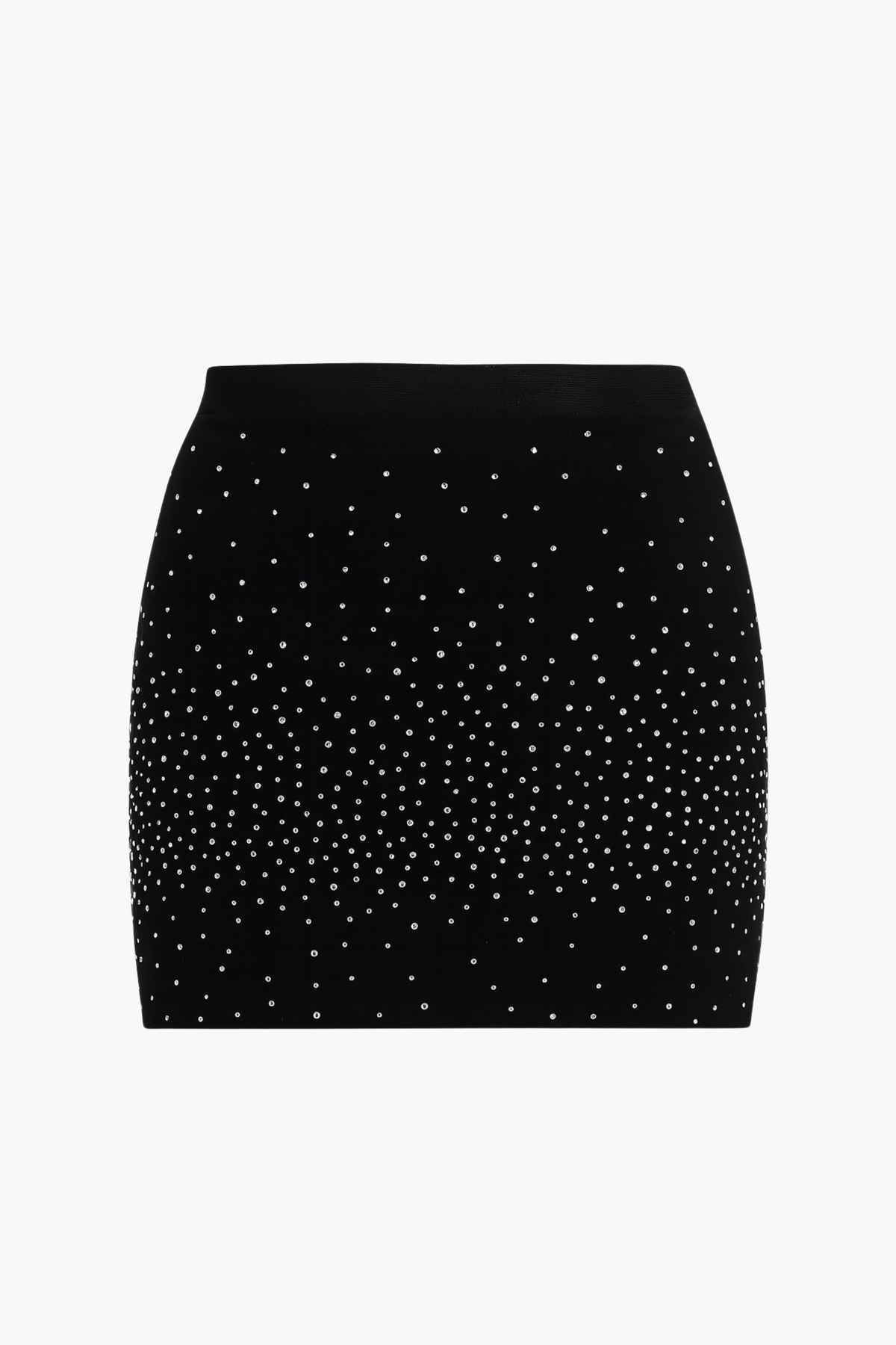 After Party Mesh Rhinestone Mini Skirt - honey