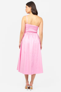 Odette Knot Twist Midi Dress - honey