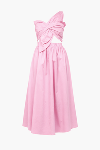 Odette Knot Twist Midi Dress - honey