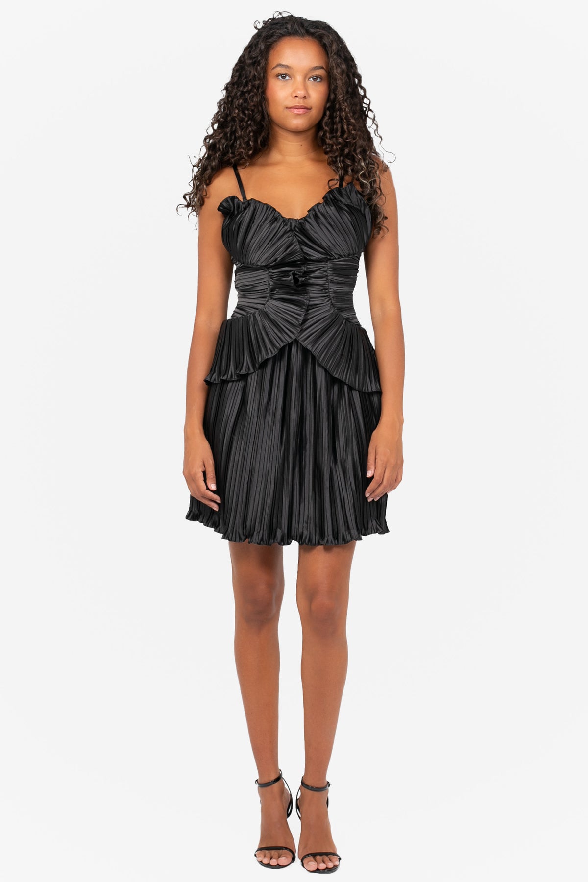 Delphine Ruffle Mini Dress