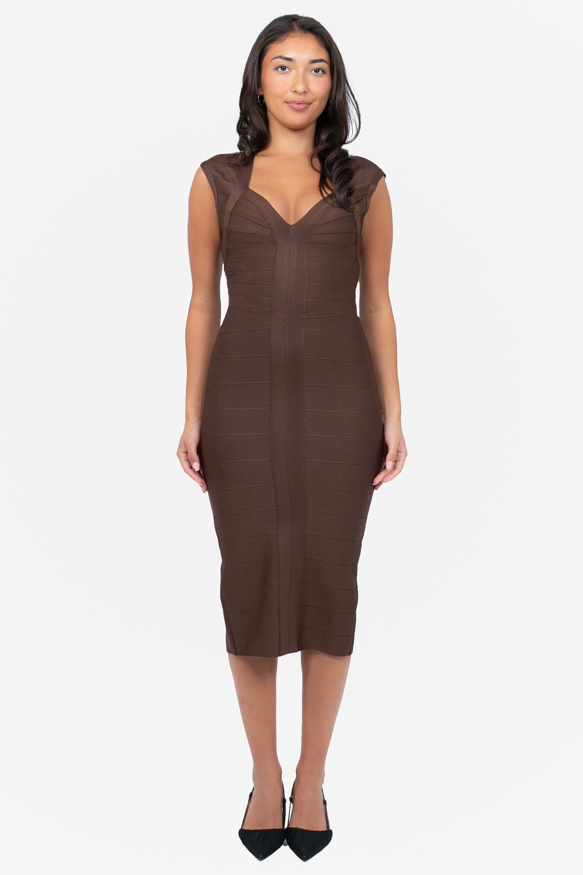 Chloe Bandage Bodycon Midi Dress