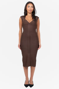 Chloe Bandage Bodycon Midi Dress