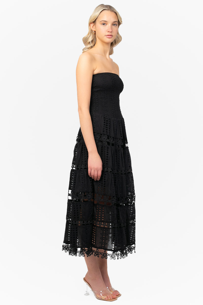luna okko white dress 4k Off-White Luna Maxi Dresss