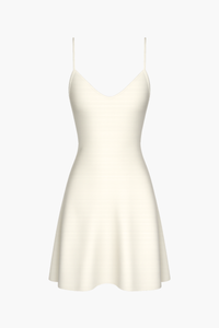 Cora Knit Mini Dress - honey
