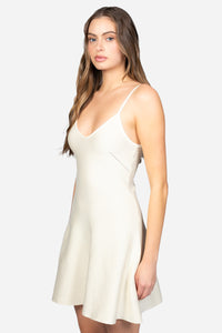 Cora Knit Mini Dress - honey