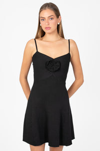 Juliette Knit Mini Dress - honey