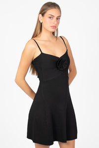 Juliette Knit Mini Dress - honey