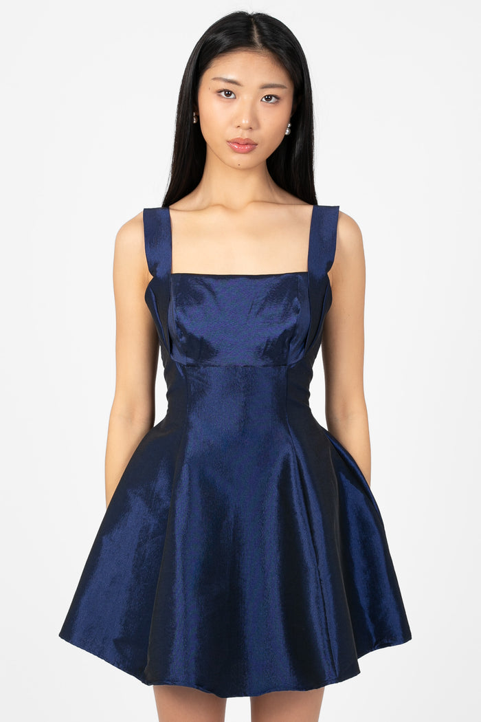 Sweet Angel Flare Mini Dress - honey