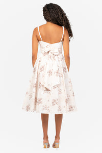 Adeline Floral Corset Midi Dress