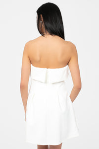 Giselle Strapless Pleated Mini Dress