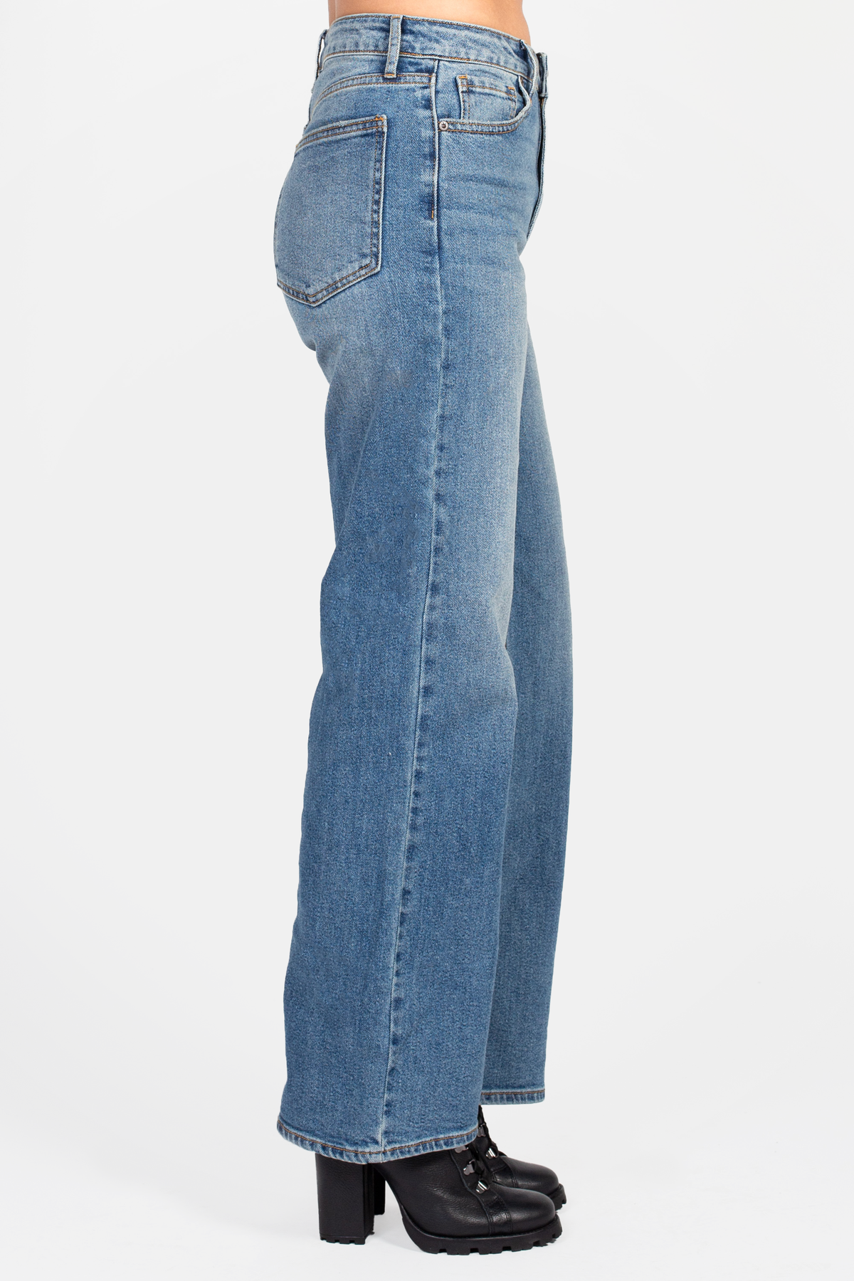 Just Black Denim® Full Length Straight Jeans