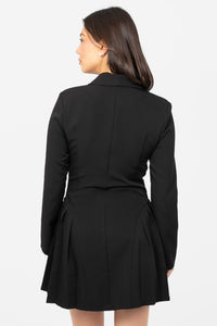 Rue Blazer Mini Dress - honey