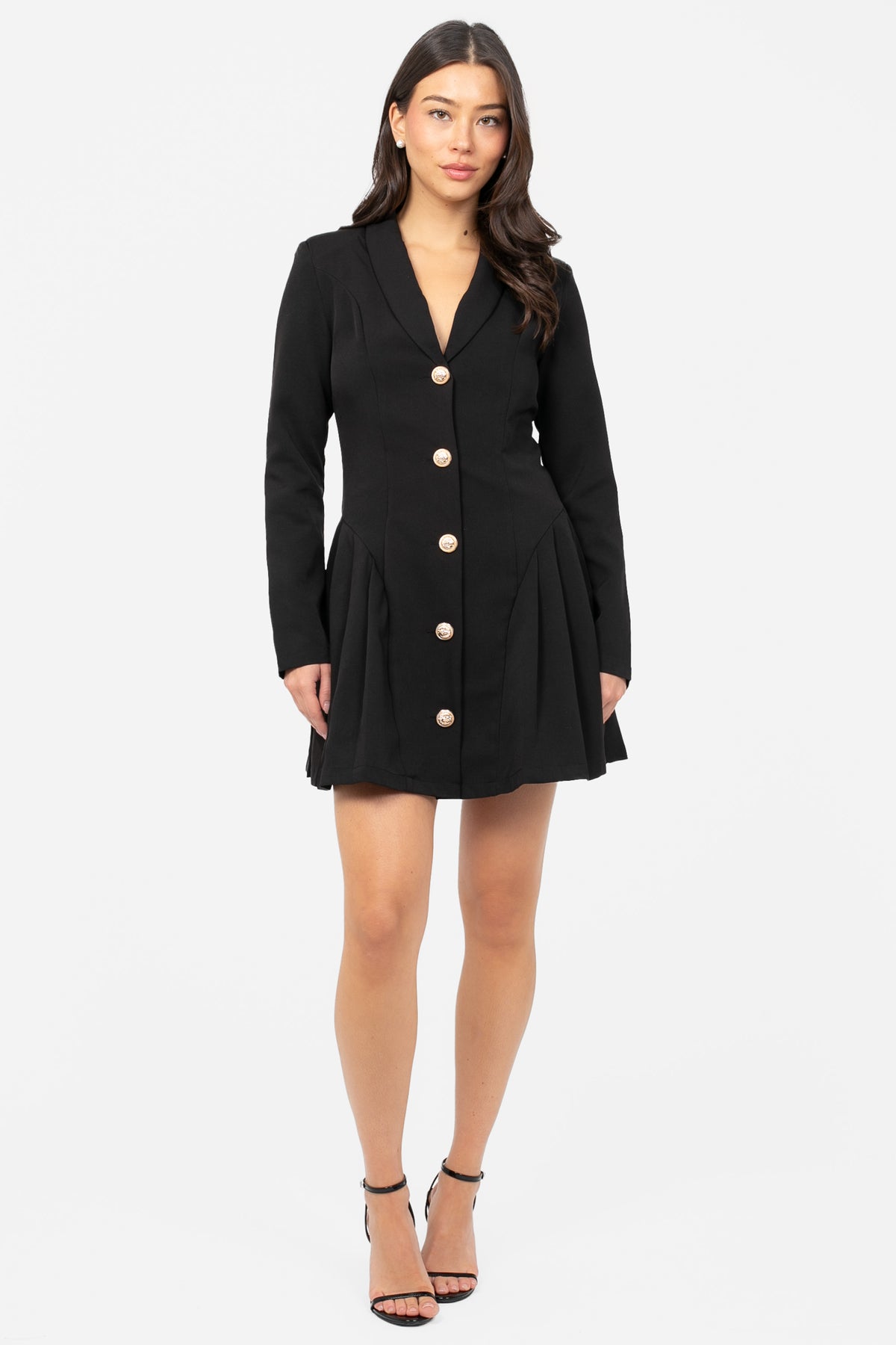 Rue Blazer Mini Dress - honey