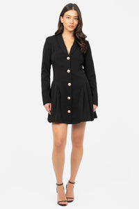 Rue Blazer Mini Dress - honey